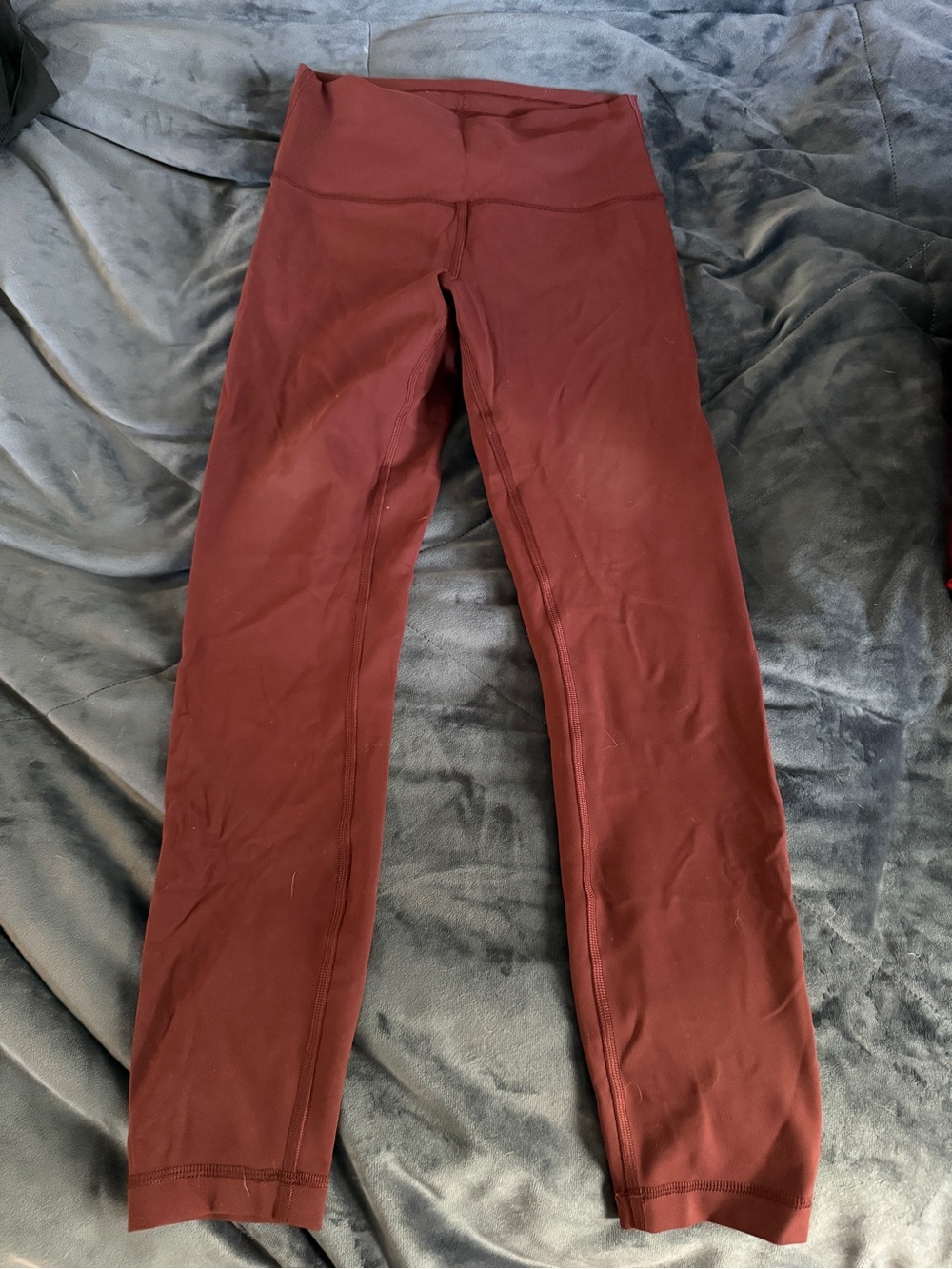 Wunder Train lululemon athletica Burgundy High-Rise Leggings